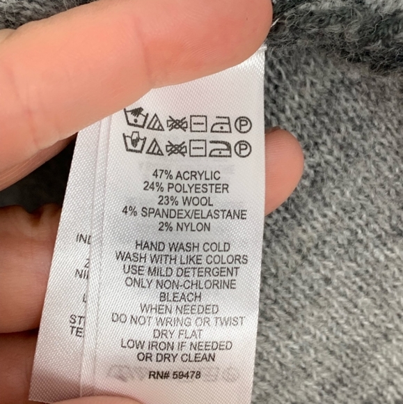 Nanette Lepore Wool Poncho Shawl Cardigan Medium - Picture 3 of 5